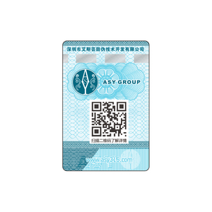 Etiqueta DE SEGURIDAD DE CÓDIGO QR DE SEGURIDAD antifalsificación personalizada de fábrica de China - Product Image 1