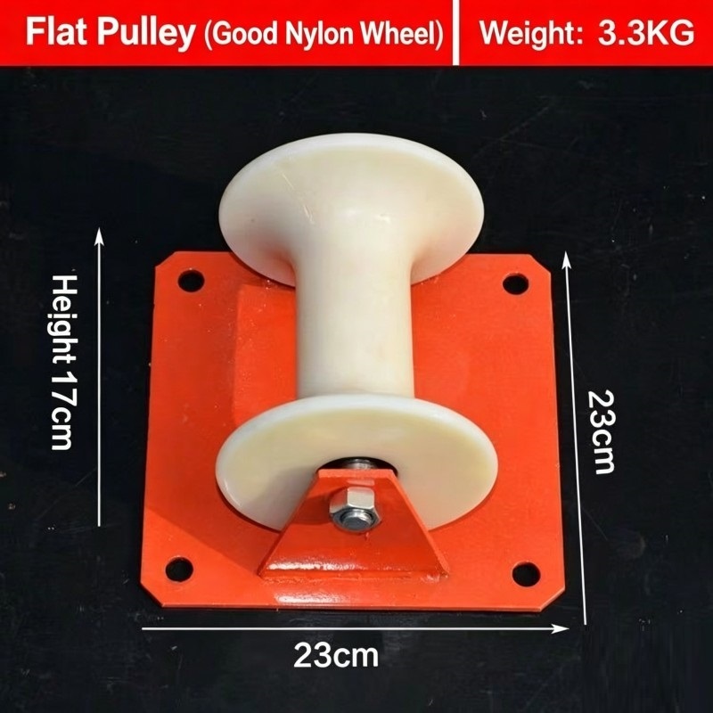 Flat pulley Nylon wheeel