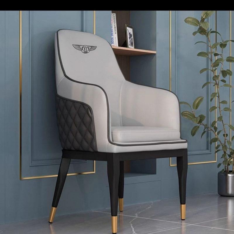 Sedia Bentley grigio chiaro e grigio scuro