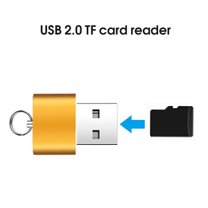 Hochgeschwindigkeits-USB 2.0-Schnittstelle Micro TF Flash-Speicher kartenleser adapter Leichter tragbarer USB-Speicher kartenleser - Product Image 5