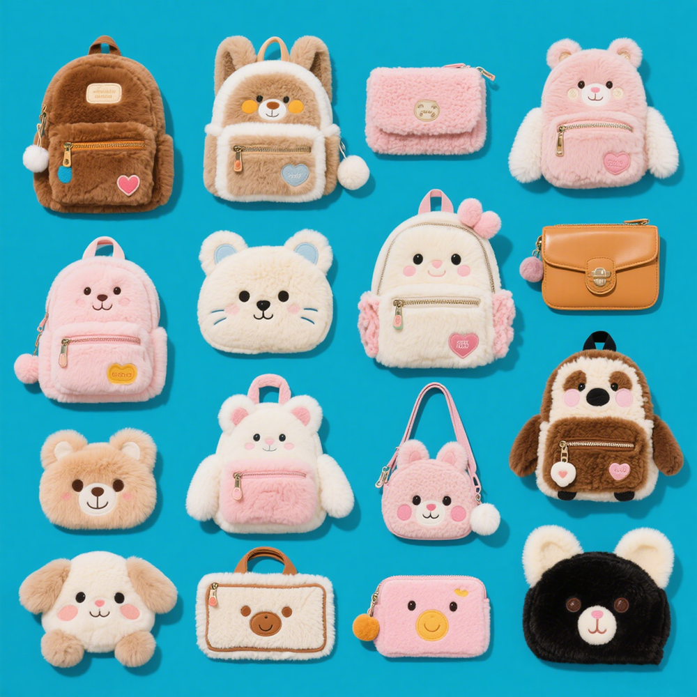 Custom Plush Backpacks and Wallets