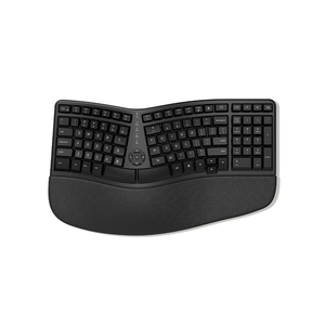 Tastiera Modulare silenziosa ergonomica 2.4G + BT con poggiapolsi BT Dual Mode tastiera Modulare Wireless per Windows 7/8/10 - Product Image 1