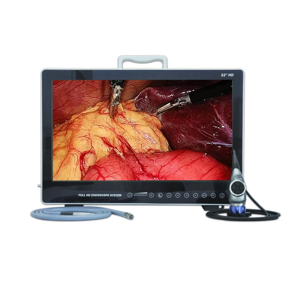 IKEDA Telepack tragbare 22-Zoll-FHD minimal-invasive chirurgische Videoendoskopie YKD-9122 Wirbel-Endoskopie-Kamera