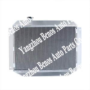 アルミニウムラジエーター日産ナバラD22 3.0L 4cyl ZD30ターボディーゼル2001-2006