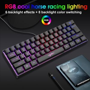 61 <strong>Keys</strong> HXSJ V700 <strong>Computer</strong> Gaming Membrane <strong>Keyboard</strong> RGB <strong>Lighting</strong> USB Wired <strong>Keyboards</strong> Factory - Product Image 6