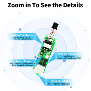 POE Splitter 48V <strong>Input</strong> 12V 2A <strong>Output</strong> with IEEE 802.3af/at Active Power Over Ethernet Adapter for Security <strong>Camera</strong> Surveillance - Product Image 4