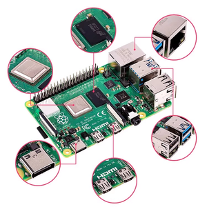Scheda di sviluppo lampone Pi 4B di quarta generazione 1GB 2GB 4GB 8GB B tipo WiFi Kit componenti elettronici - Product Image 2