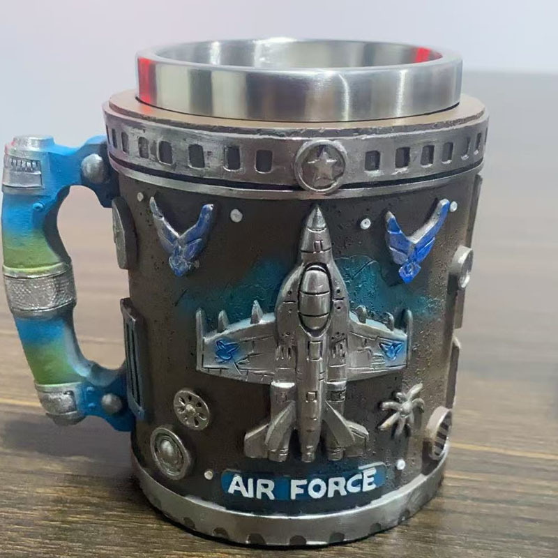 D aircraft cup blue