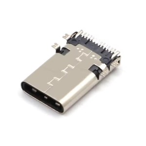 5A 12 PオスUSB3.1 TYPE-Cプラグ12ピン単列ピンSMT L = 13.2mm USBタイプCコネクタ12ピン - Product Image 4
