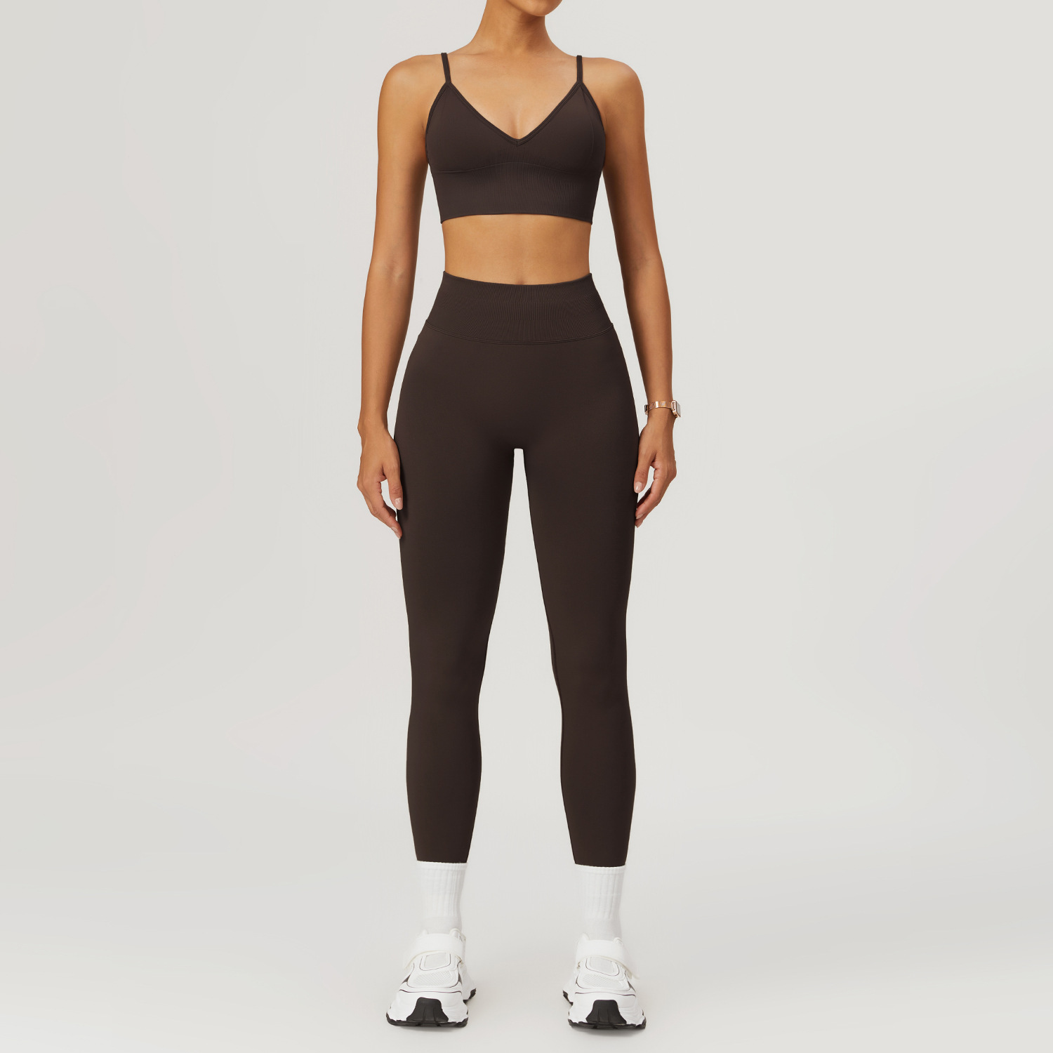 1Bra+Leggings Brown