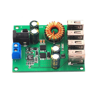 DC 7V-60V至5V 5A 4四个USB输出降压转换器板降压电源模块 - Product Image 1