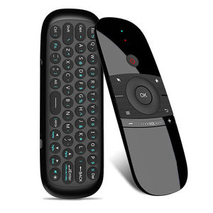 Commercio all'ingrosso di alta qualità OEM 2.4G Air Fly Mouse IR Mini tastiera giroscopio sensore telecomando W1 Air Mouse sostituzione TV stick - Product Image 1