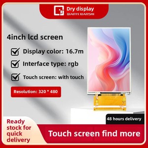 Pantalla LCD TFT de 4,0 pulgadas con puerto paralelo MCU Pantalla táctil de resolución 320*480 - Product Image 3