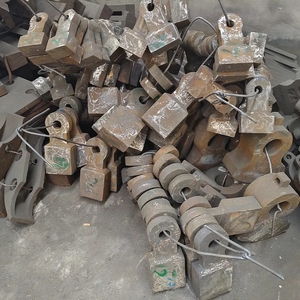 Hoge Prestaties Mangaan Staal Breekhamer Kop Ijzeren Chroom Slijtvast Gieten Blaasbalk Nieuwe Mijnbouw <span class=keywords><strong>Crusher</strong></span> Onderdelen - Product Image 2