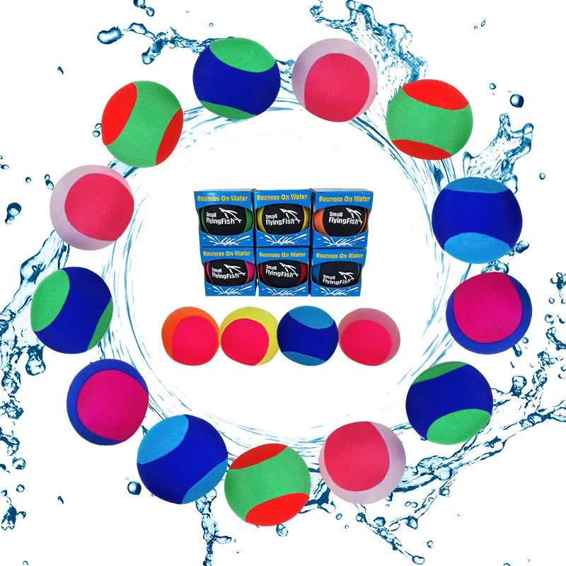 Balle rebondissante d'eau magique brillante jouets boules de piscine grand cadeau d'été saut d'eau jouet pour enfants