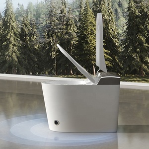 New Arrival <strong>White</strong> Color Bathroom Automatic Wc Toilet Floor Mounted Intelligent Smart Toilet with <strong>Bidet</strong> - Product Image 3