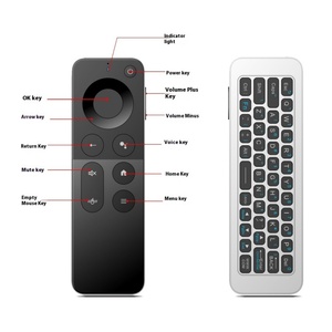 T1 Smart portatile Mini tastiera ricaricabile Mini 2.4G Wireless Mouse aria codice fisso IR apprendimento incorporato microfono remoto - Product Image 2