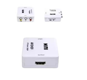 迷你Av2hd盒1080P影音到高清转换器迷你高清到影音视频转换器高清投影仪视频游戏机机顶盒 - Product Image 2