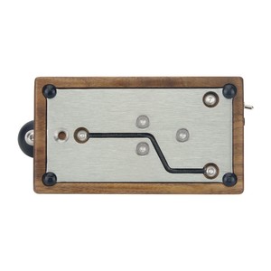 学習とトレーニングのためのミニCWキー黒クルミベースバージョン自動/手動モールスコード電信キー - Product Image 3