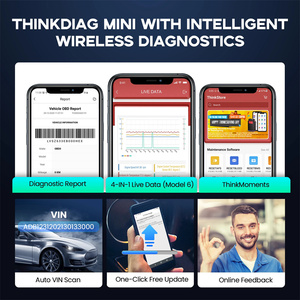 THINKCAR Thinkdiag Mini Bluetooth OBD2 Escáner Sistema completo Herramienta de escaneo de diagnóstico Lector de código de coche de falla para IOS y Android - Product Image 5