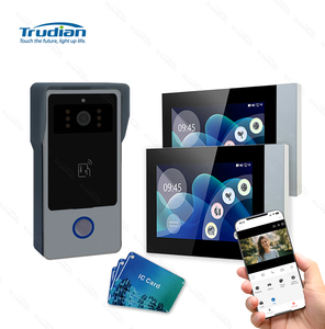 Trudian Video Portero Intercomunicador Wifi Tuya App Ip Voip Smart Life Acompañado Dos pantallas Sistema de intercomunicación de video más barato - Product Image 1