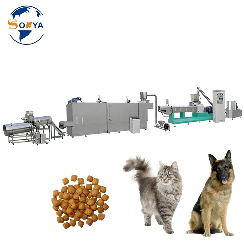 آلة تجهيز طعام الحيوانات الأليفة كيبل الجافة عالية الجودة ، آلة طعام الحيوانات الأليفة ، آلات تجهيز الطعام على نطاق صغير