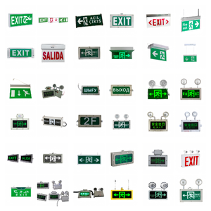 IP54 IP67 220VAC đơn đôi bên treo loại dẫn lối ra dấu hiệu ánh sáng cho trường hợp khẩn cấp mô hình tùy chỉnh ngôn ngữ phong cách - Product Image 6