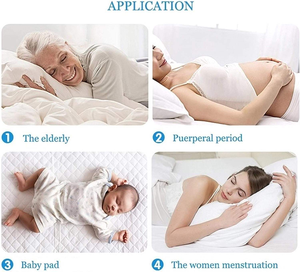 60*900ซม. เยื่อปุยย่อยสลายได้ซับใช้แล้วทิ้งที่นอนพยาบาลโรงพยาบาลผ้าอ้อมผู้ใหญ่ - Product Image 6