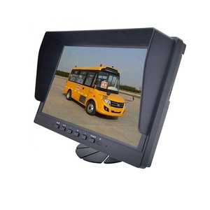 10,1 pulgadas AHD coche 10,1 pulgadas Monitor pantalla 12V-24V pulgadas grande TFT LCD Color HD pantalla para Vista trasera cámara de camión de respaldo inverso - Product Image 1