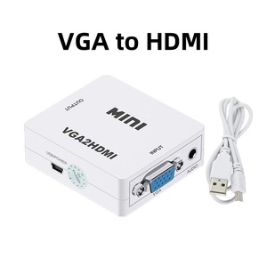 Convertidor de alta calidad 1080P Mini HD MI a VGA Convertidor de entrada Mini HD MI a salida VGA para proyector de computadora portátil - Product Image 5