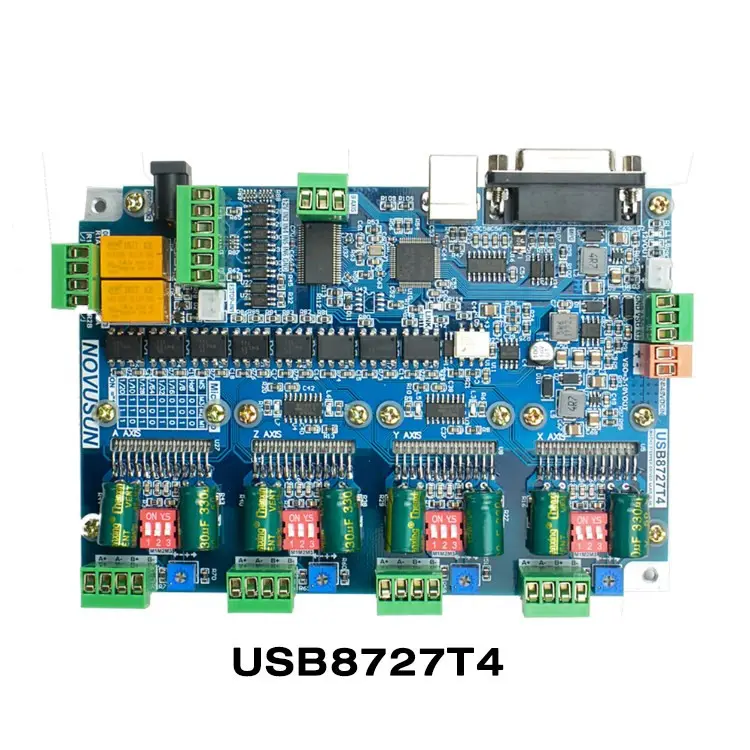 Controlador de movimiento USB Mach3, controlador de máquina de grabado USB 8727t4, Control numérico integrado