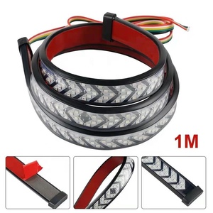 ไฟเลี้ยว LED สีแดง LED 12V,แถบไฟท้ายไฟถอยหลัง100 150ซม. ไฟสัญญาณเลี้ยวสีเหลืองสำหรับรถยนต์ - Product Image 4