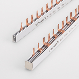 Distribution Boxes Circuit Breakers <strong>Busbar</strong> Systems Plug-in 2P Electrical Connectors Conductive Copper <strong>Busbar</strong> - Product Image 2