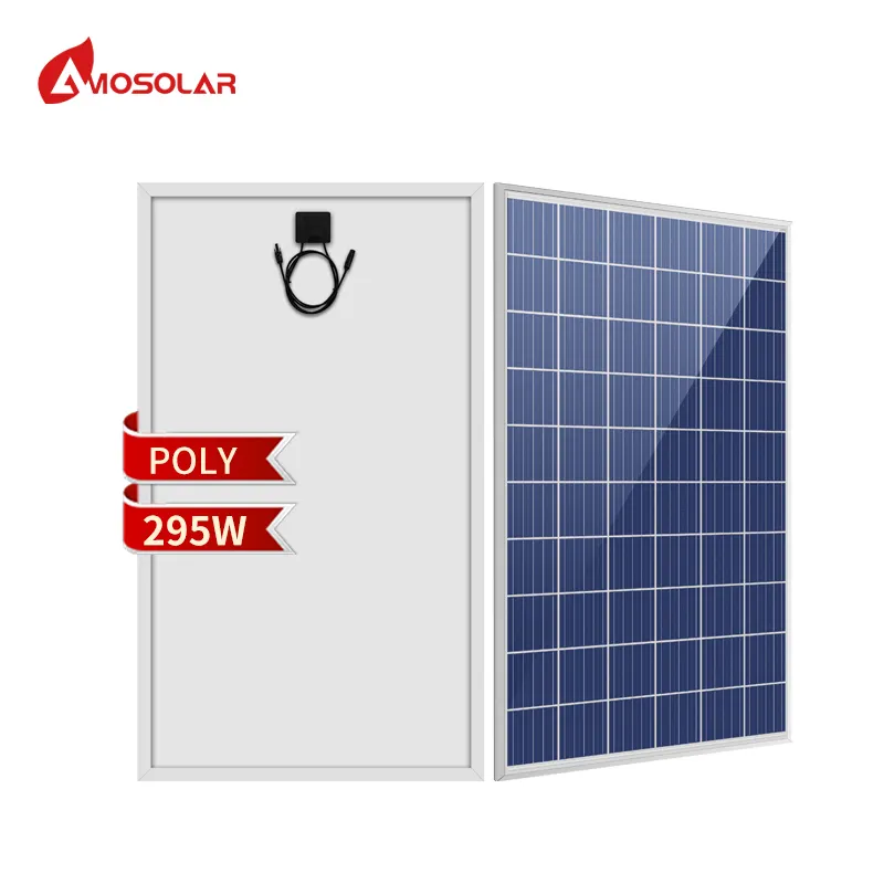 Panel solar policristalino de alta calidad, minipanel de energía solar de 12V 18V 24V 10W 20W 30W 40W 50W 60W 100W 150W 290W