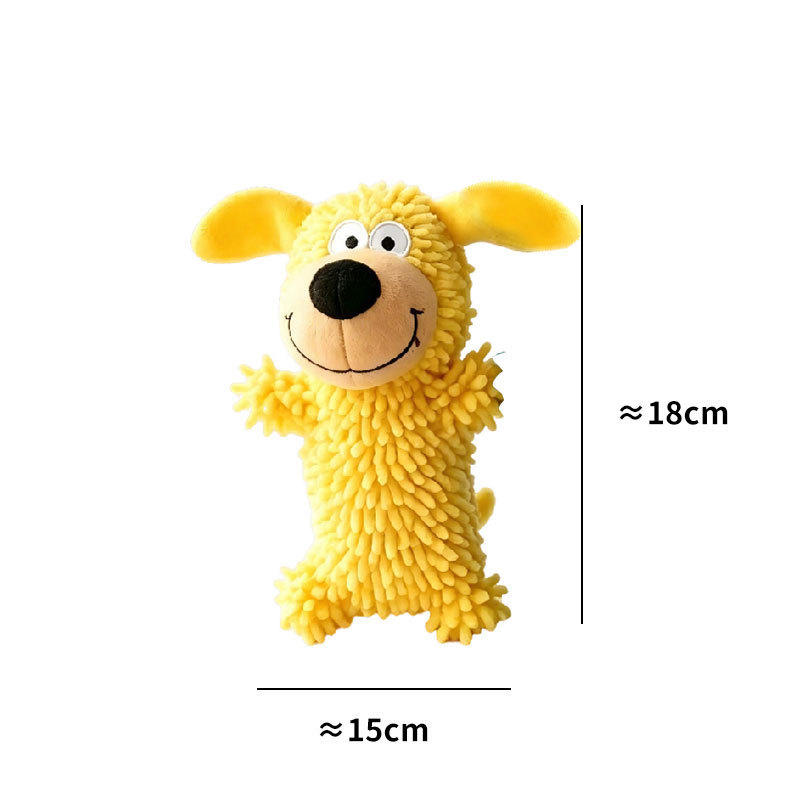 Mop dog-yellow