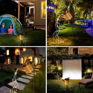 Năng lượng mặt trời Powered tưới nước có thể vườn ánh sáng Móc Cổ phần ngoài trời không thấm nước trang trí đèn lồng chuỗi đèn Patio sân Pathway chiếu sáng - Product Image 6