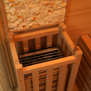 Sauna interior tradicional de madera de 3 personas de las ventas calientes de Smartmak con el sistema de control informático - Product Image 6