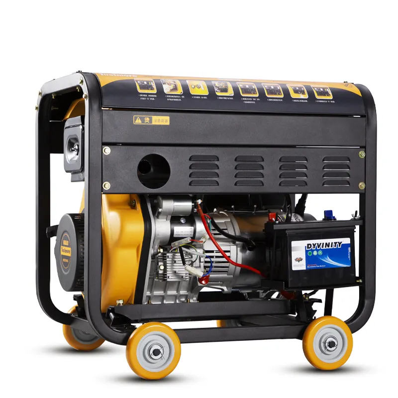 Factory supply generator diesel single phase open frame recoil start generator diesel portable for sale