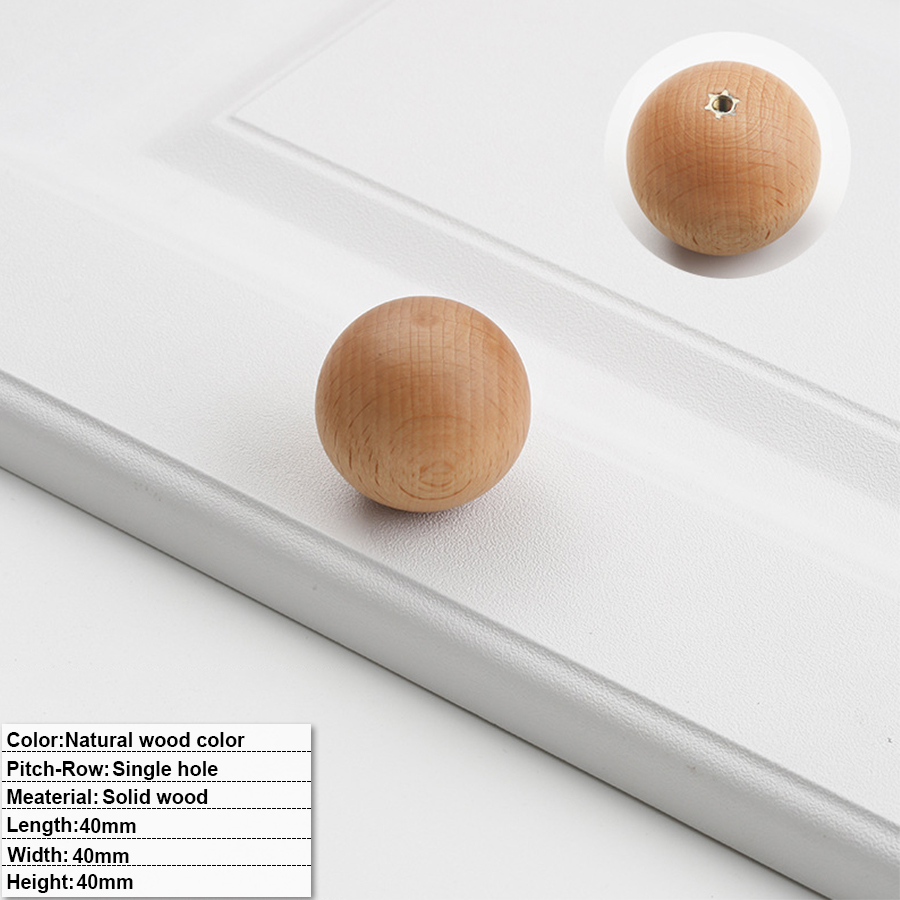 Couleur bois naturel-CY-FH-W511-Diamètre 40mm