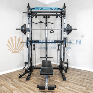 Home Pulley Power Cable Smith Machine Functional <strong>Trainer</strong> Station Lat Pulldown Multifunctional Squat Power Rack Gym Machine