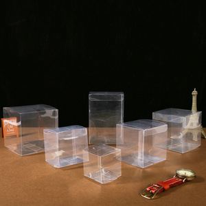 2\&quot; 3\&quot; 4\&quot; <strong>Mini</strong> Square Transparent PVC Container Small Cake Packaging <strong>Box</strong> <strong>PET</strong> Plastic Transparent Cake <strong>Box</strong> - Product Image 2