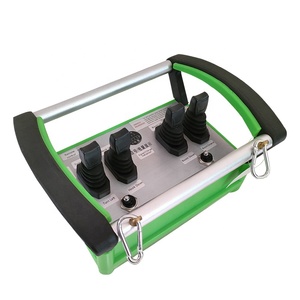 Quelle Fabrik 12-24V 4 Joystick Proportionaler hydraulischer Fernbedienung skran Wasserdichte Fernbedienung für Kran - Product Image 1