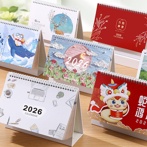 Bán Buôn Đầy Đủ Màu Sắc Tùy Chỉnh Thiết Kế 2025 2026 Mới Hàng Năm Hàng Tháng Tường Lịch Chữ Nổi Tường Lịch In Logo Phong Cách Lịch - Product Image 5