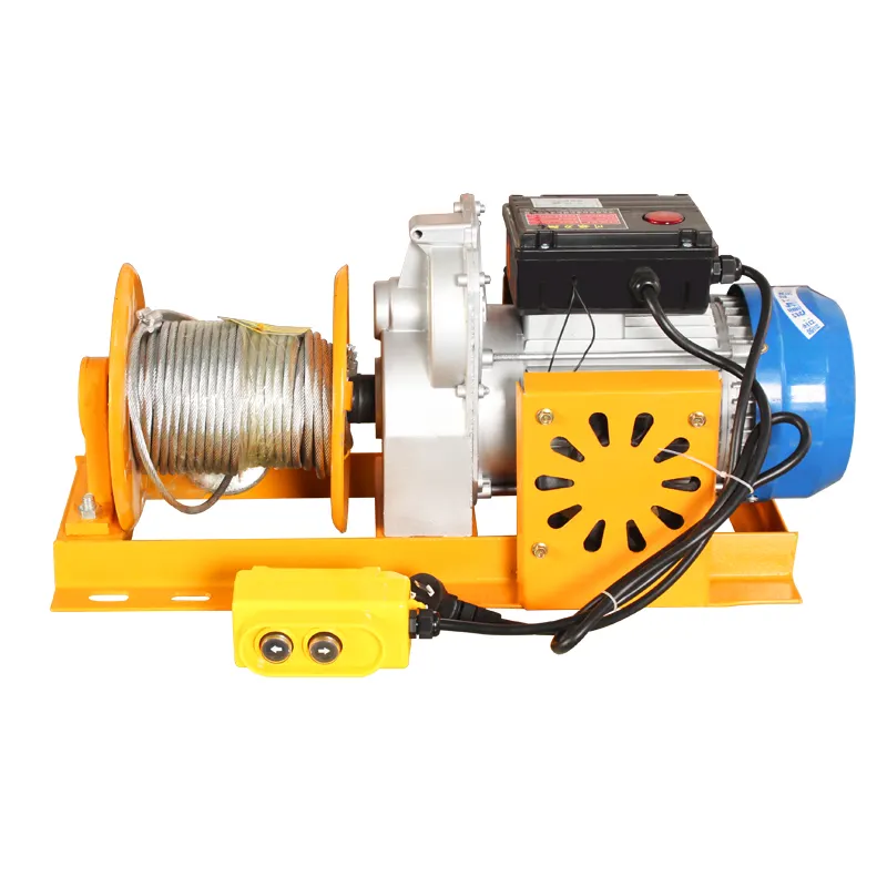 Fábrica outlet 220v Wire Rope Electric Crane Hoist Winch para construção naval Industrial