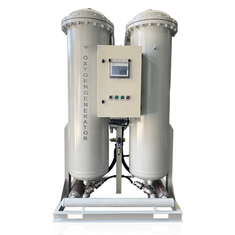 Gerador industrial do oxigênio do equipamento 93%-95% da geração de gás do gerador do oxigênio para o hospital