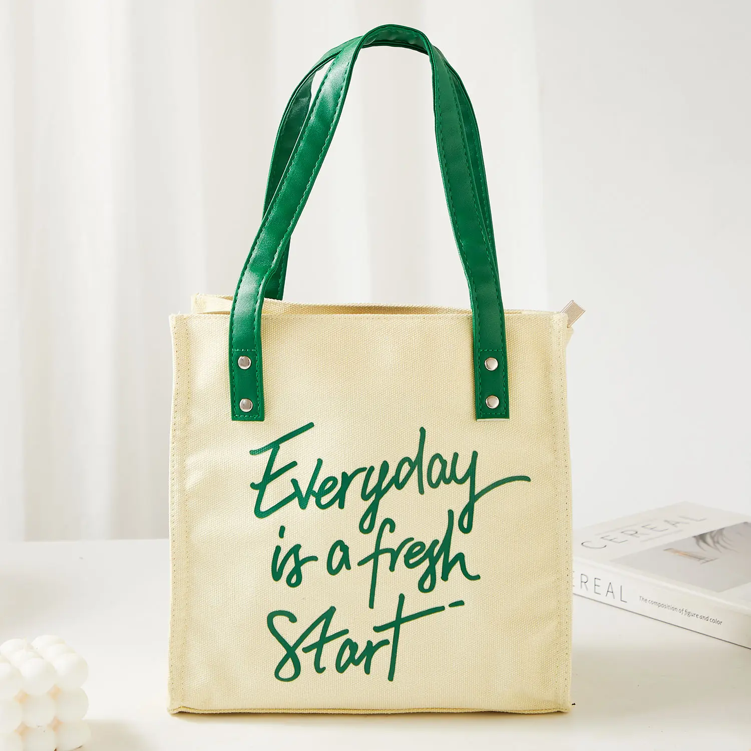Custom Logo Reusable Eco Friendly Cotton Canvas Shopping Tote Bag Personalized Organic Recycled Cotton Canvas Hand Tote Bag