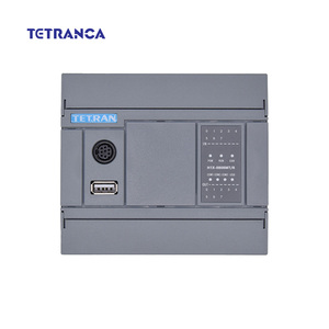 24 puntos 14DI (NPN)/10DO (NPN) 6 Entrada analógica 2 Salida analógica Controlador Plc Salida de transistor de relé