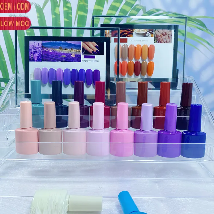 Colore della caramella nuovo prodotto unghie francesi gel di lacca per unghie colorate gel uv smalto gel smalto da guangzhou