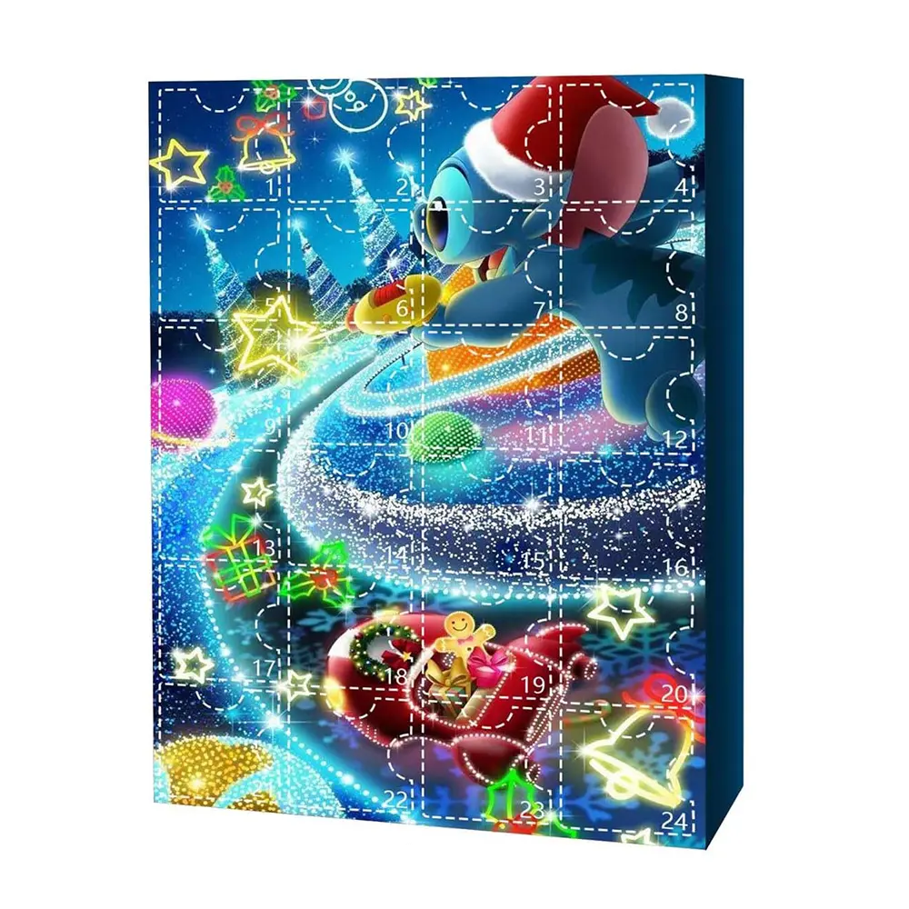 2024 Nieuwste Festivals Geschenken De 24 Dagen Calendario De Adviento Stitch Fidget Speelgoed Kids Adventskalender Van De Boekenliefhebber Met Speelgoed