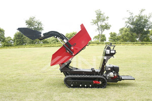 Farm Power Barrow Mini cingolato Dumper capacità di carico 800kg benzina Mini Dumper con pala anteriore cingolato Mini Dumper - Product Image 2